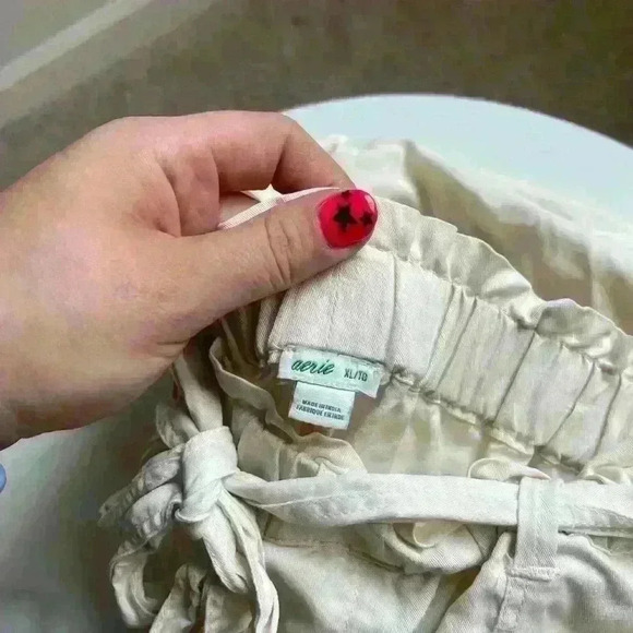 Aerie paperbag high waist soft shorts size XL - Picture 3 of 3